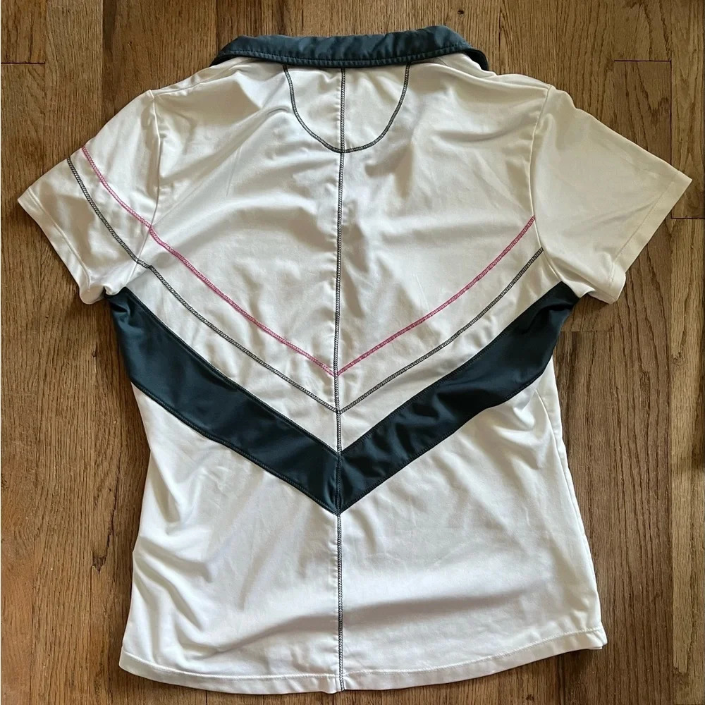 Annika Cutter & Buck Women’s Short Sleeve Golf Shirt size Med - Picture 4 of 5